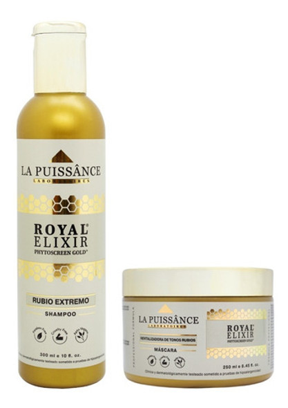 La Puissance Royal Elixir Kit Shampoo + Máscara Pelo Rubio 0 La Puissance Royal Elixir Kit Shampoo + Máscara Pelo Rubio 0