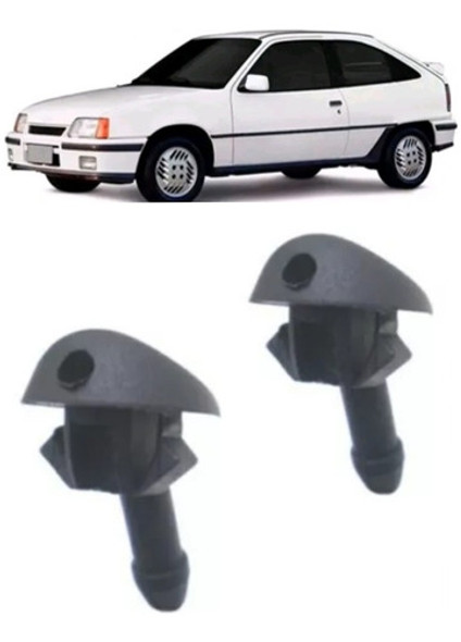 Par Brucutu Esguicho Diant. Parabrisa Gm Kadett   2- Peças 0