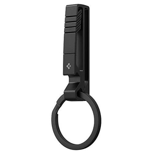 Llavero Clip Metal Titanio Destapador Negro Gancho De Cinto 0