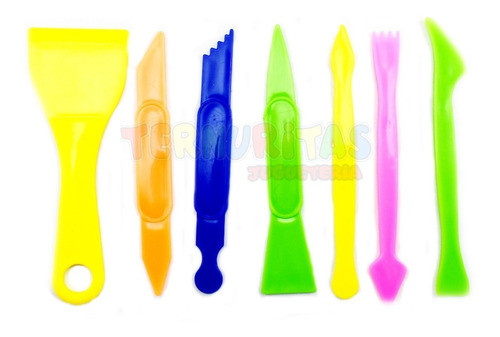 Cortantes X50 Unid Masa Plastilina Herramientas X Mayor Full 1