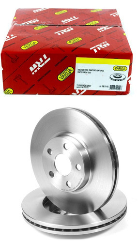 Par Disco De Freio Dianteiro Honda New Civic Original Trw 0