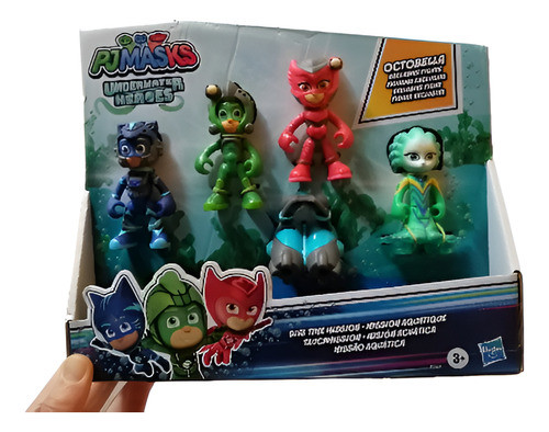 Pj Mask : Kit 4 Figuras 0