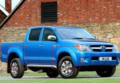 Toyota Hilux 05- Fenders O Pasaruedas Los 6!!! 0