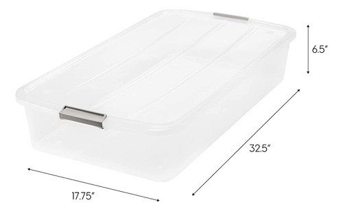 Iris Usa 50 Qt Contenedor De Almacenamiento De Plástico Deba 1