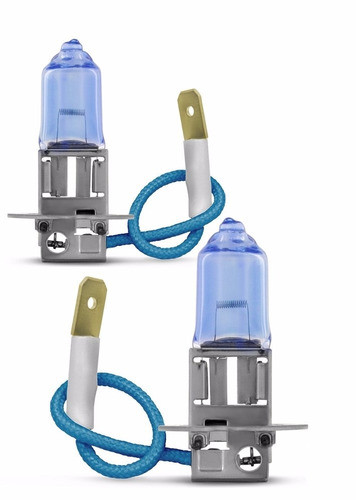 Par Lâmpada Super Brancas H3 Efeito Xênon 70w / 24v - 2pç 0