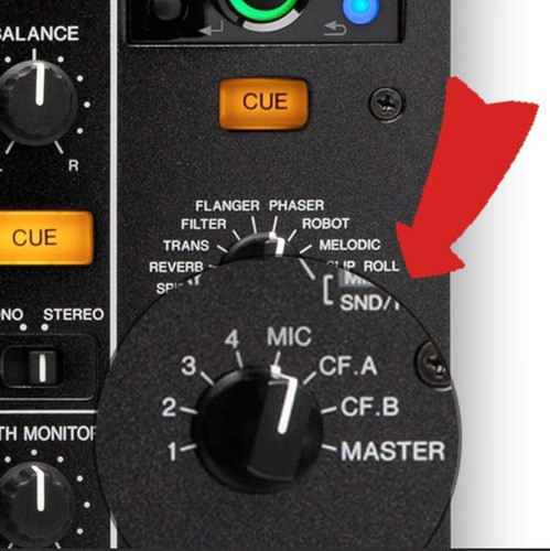 Botão Knob Seleção De Canal Efx Para Djm 900 750 850 450 1