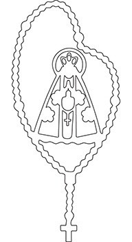 Adesivo Nossa Senhora Aparecida Meriva 2016 2017 0