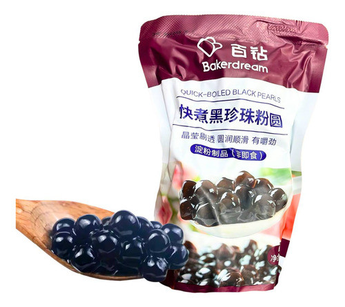 Bolinhas De Pobá Preto Guloseima Bubble Tea Bakerdream 500g 0