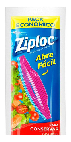 Pack X 3 Unid. Bolsa  Cons.gde. 10 Un Ziploc Bolsas 0