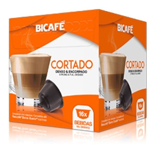 Capsulas Bicafe Cortado Compatible Dolce Gusto Sin Azucar 0