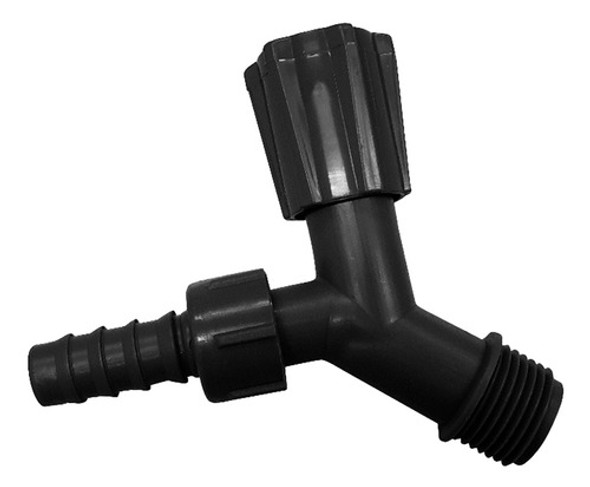 Kit C/ 12pc Torneira Jardim 3/4 Plastica Preta 0