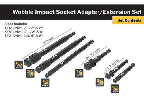 Juego De Adaptadores Y Extensiones De Dados Oscilantes 1