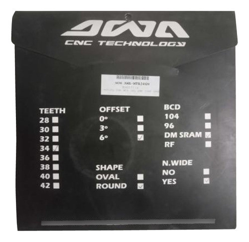 Monoplato Awa 34d 6mm Para Sram 1