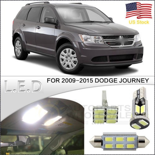 Paquete De Luces Interiores Led 12pcs Blanco Kit Para 2009-2 1