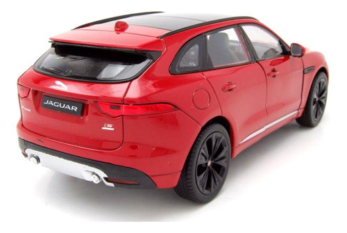 Miniatura Jaguar F-pace Vermelho Welly 1/25 1