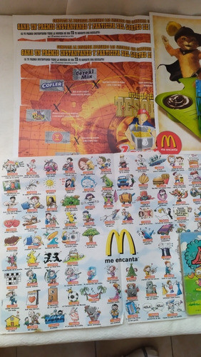 Lote De Promociones Y Recuerdos De Mcdonald's 1