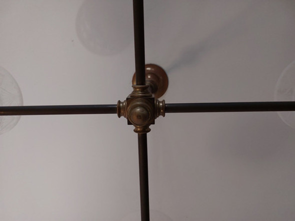 Araña De Bronce 4 Tulipas 1
