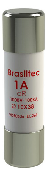 Kit C/ 5 Fusivel Cartucho 10x38 1a Ultra Rapido 0
