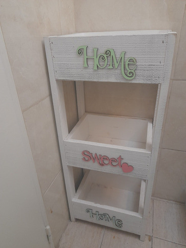 Mueble De Pino Pintado A Mano - Blanco - Home Sweet Home 1