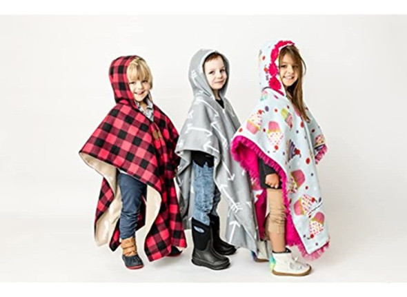 Poncho De Asiento De Coche Para Niños, Cupcake Rosa Para Niñ 1