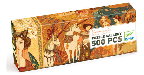 Puzzle Jardín De Unicornios Djeco 97cm X 33cm 500 Piezas 0