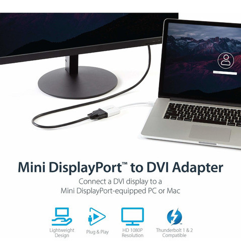 Startech Mini Displayport A Dvi Adaptador - White - 1920 X 1 1