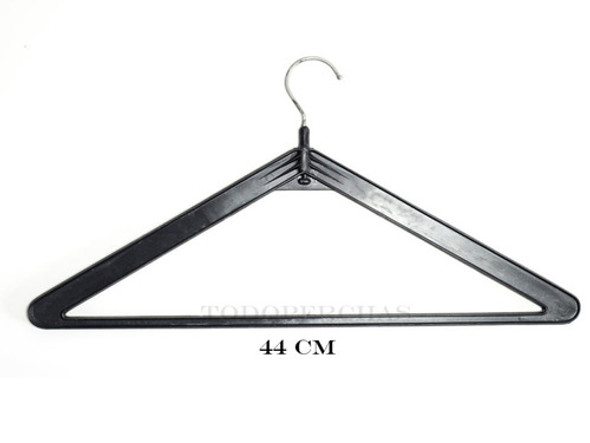 50 Perchas Plastico Reforzadas Adulto 44 Cm Gancho Metalico 1 50 Perchas Plastico Reforzadas Adulto 44 Cm Gancho Metalico 1