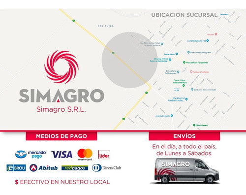 Buje Para Brazo De Rueda Tapadora Jd 750/1590 Eco - Simagro 1