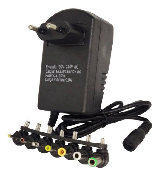 Fonte Universal Multifuncional 30w 7 Plugs Roteador Aparelho 0