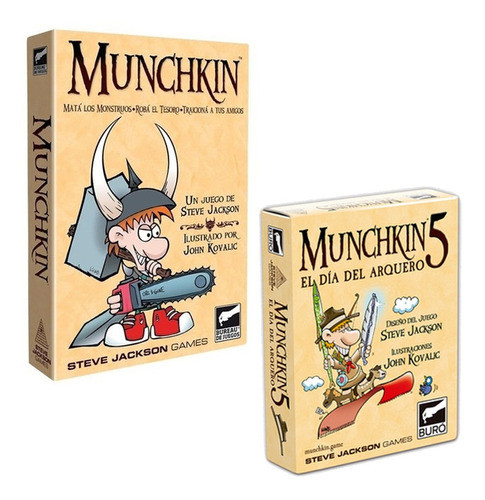 Munchkin Base + Expansion Munchkin 5 Bureau De Juegos 0