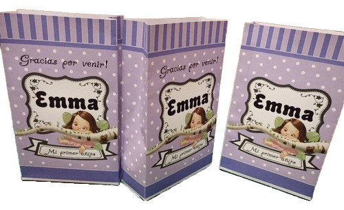 Bolsitas  Personalizadas X 30 Con Cierra Stickers 0