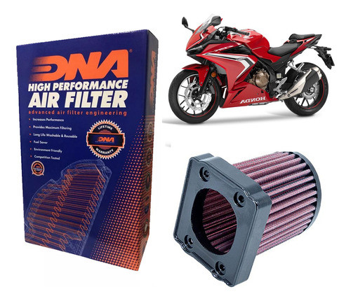 Filtro De Ar Dna Honda Cbr500r Cbr 500r 2020 A 2024 0