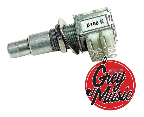 Potenciometro Cool Parts B100k Concentrico De 30mm De Rosca 0