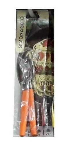 Cucharita X3 Simonaggio Mango Plastico Inox $e 0
