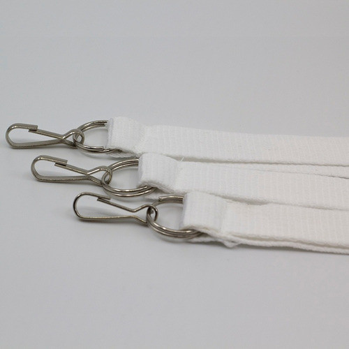 Cintas Lanyards Blancas Sublimar 20mm Mosqueton Pack 200u 0