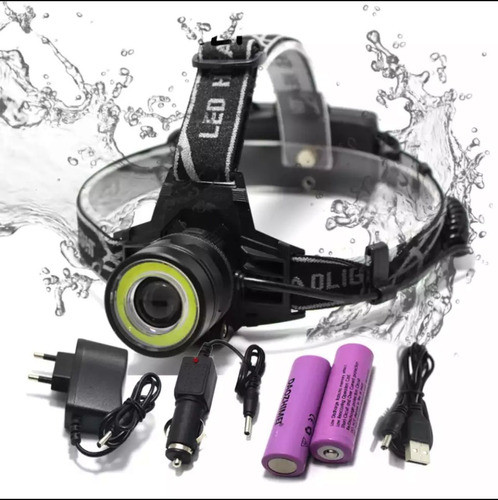 Lanterna De Cabeça Profissional P/ Caça Pesca Trilhas Campig 1