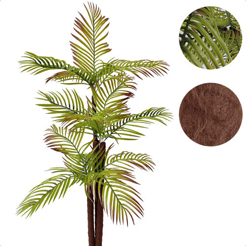 Palmeira Areca Bambu Planta Artificial Sem Vaso 0