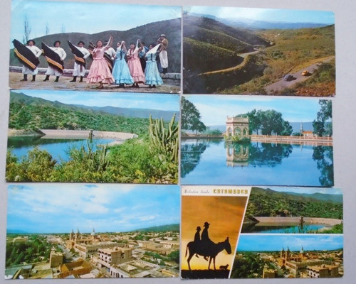 #p Lote 6 Postales A Color - Provincia Catamarca Años 70 0
