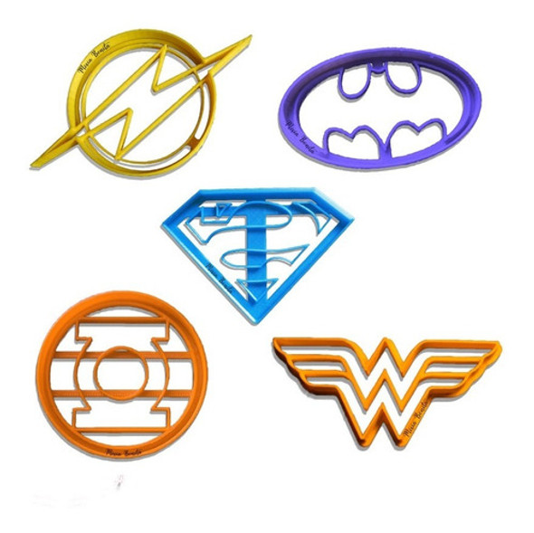 5x Super Heroes Molde Cortante Masa Escudos Superheroes Bat 1 5x Super Heroes Molde Cortante Masa Escudos Superheroes Bat 1