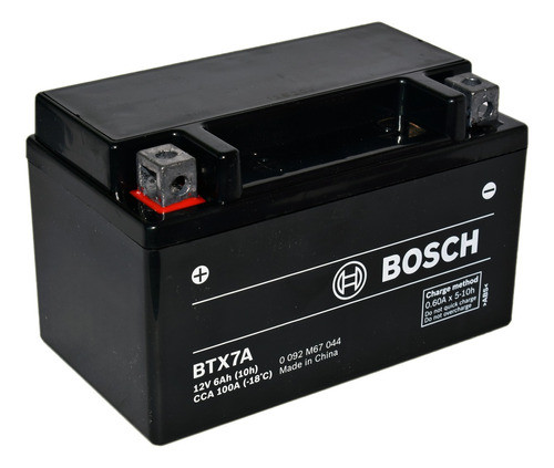 Batería De Moto Bosch Gel Ytx7abs 12v Medida 151/87/94 1