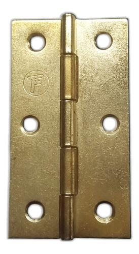 Bisagra Libro Hierro Bronceado - 75mm - 2 Cajas X25 U. - Fdn 0