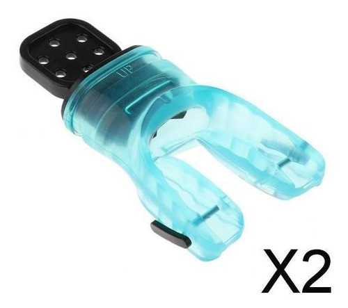 2xsilicone Scuba Diving Bocal Regulador De Bocal Moldável 0