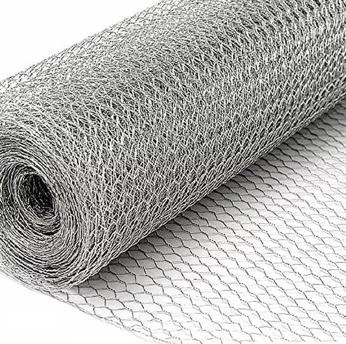 Tejido Malla Hexagonal Gallinero Galvanizado 1/2'' 0,8mx2,5m 0