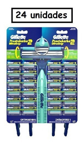 Kit Apar Prestobarba Ultragrip Gillette (móvel/fixo) C/48 U 1