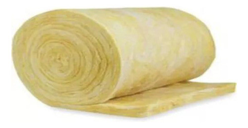 Aislante Fibra De Vidrio Sin Aluminio Rollo 18m² 7cm Espesor 0
