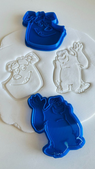 Kit Set Cortante Repostería Galletita Masa Sullivan Monster 1