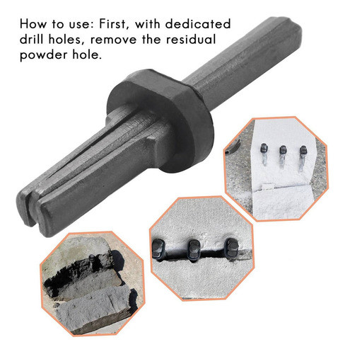 3 Conjunto Pedra Divisor 9/16in Metal Plug Cunhas E Penas 1