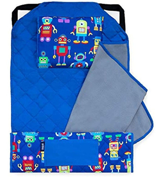 Wildkin Original Nap Mat Con Almohada Para Niños Y Niñas Peq 0