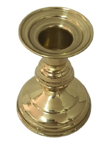 Castiçal 1 Vela 9cm Em Metal 20242 1