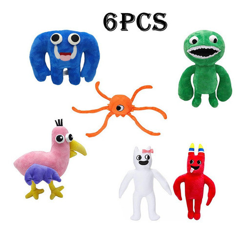 Brinquedo De Pelúcia Banban Garden Game Doll 6 Peças 9,8 Pol 0